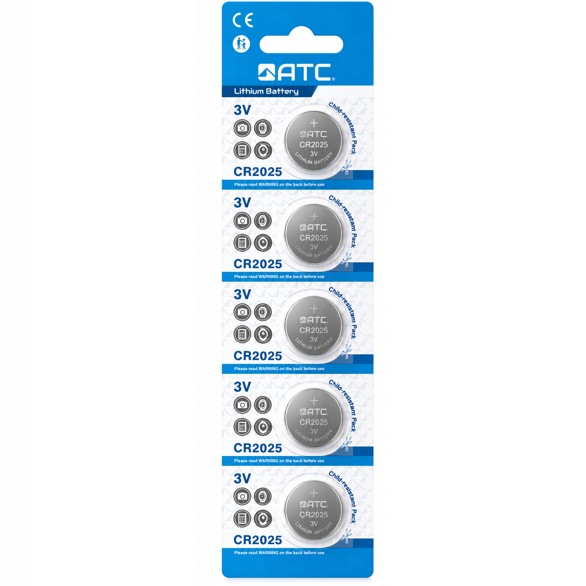 CR2025-5B — Blister